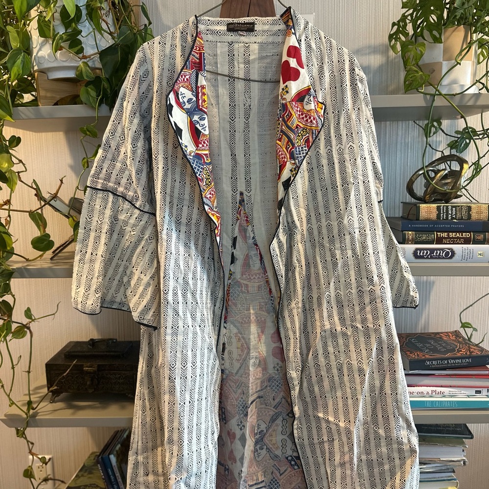 Reversible Patterned Kimono - image 1